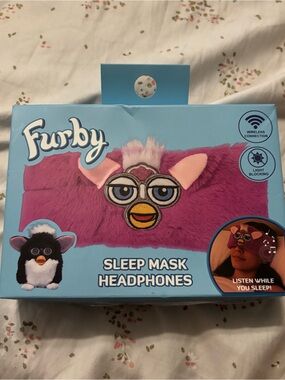 Furby Pink Sleep Mask Headphones